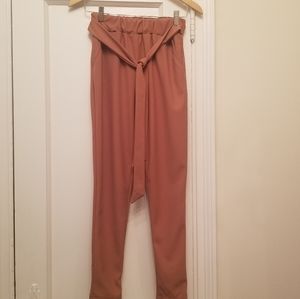 Paperbag  waist tie pants!